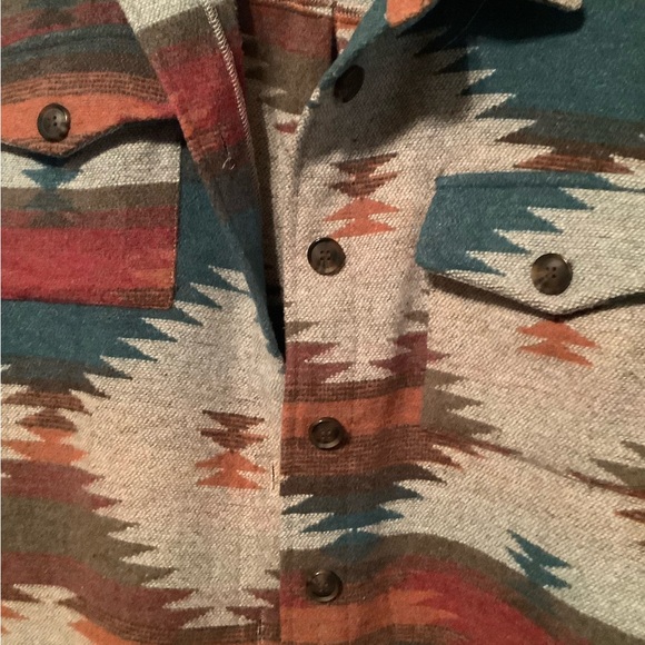 Men's Multicolor Patterned Jacket - Picture 4 of 5